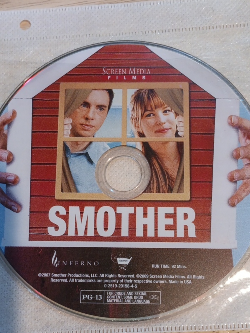 Smother DVD *NO CASE*